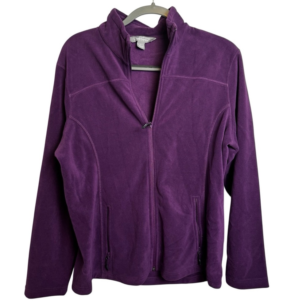 Gander Mountain New Guide Series Women's essential fleece jacket purple Large